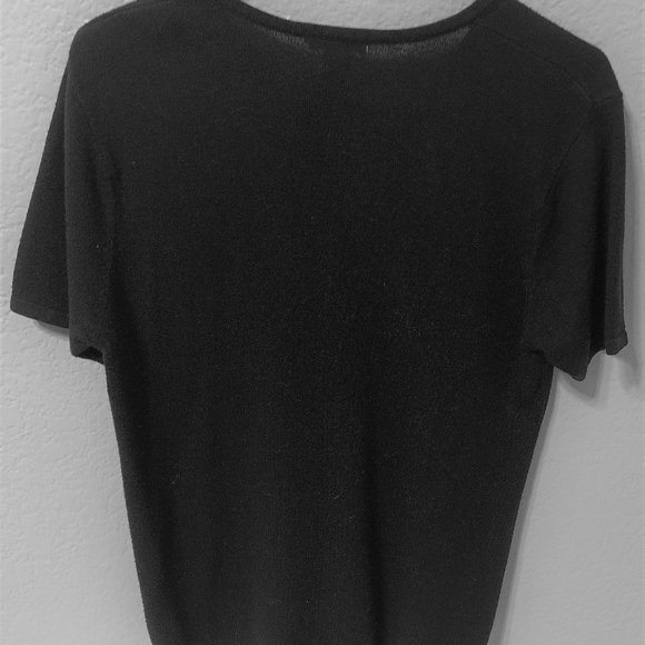 Woman's Sweater, Short Sleeved, Great Condition, Black, Medium - Picture 3 of 3